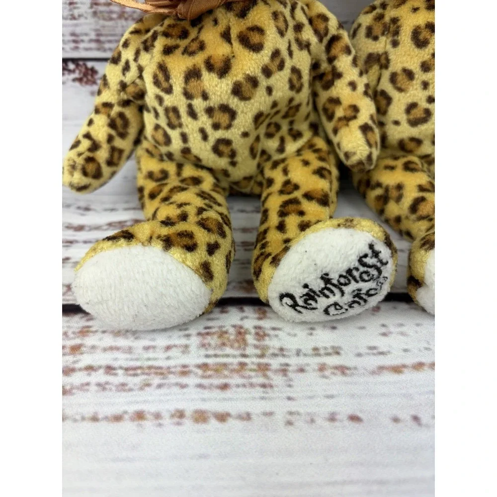 TY Beanie Baby - LEOPOLD the Bear (Rainforest Cafe Exclusive) (9 inch) Set Of 2